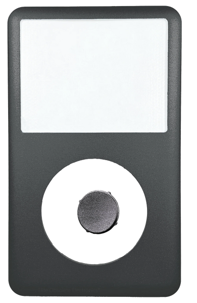 Charcoal Gray Faceplate For Apple iPod Classic 6th 7th Generation Metal A1238