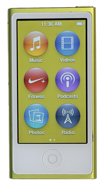 Refurbished Apple iPod Nano 7th Generation 16GB Yellow MD476LL/A A1446 New Battery