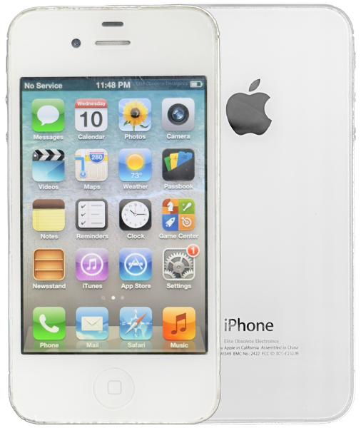 Refurbished Original Apple iPhone 4 16GB White Rare iOS 6.1.3