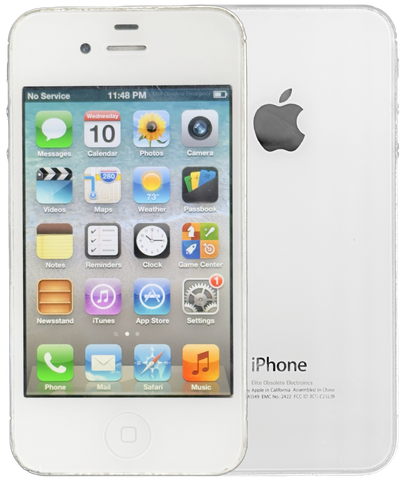 Refurbished Original Apple iPhone 4 16GB White Rare iOS 6.1.0