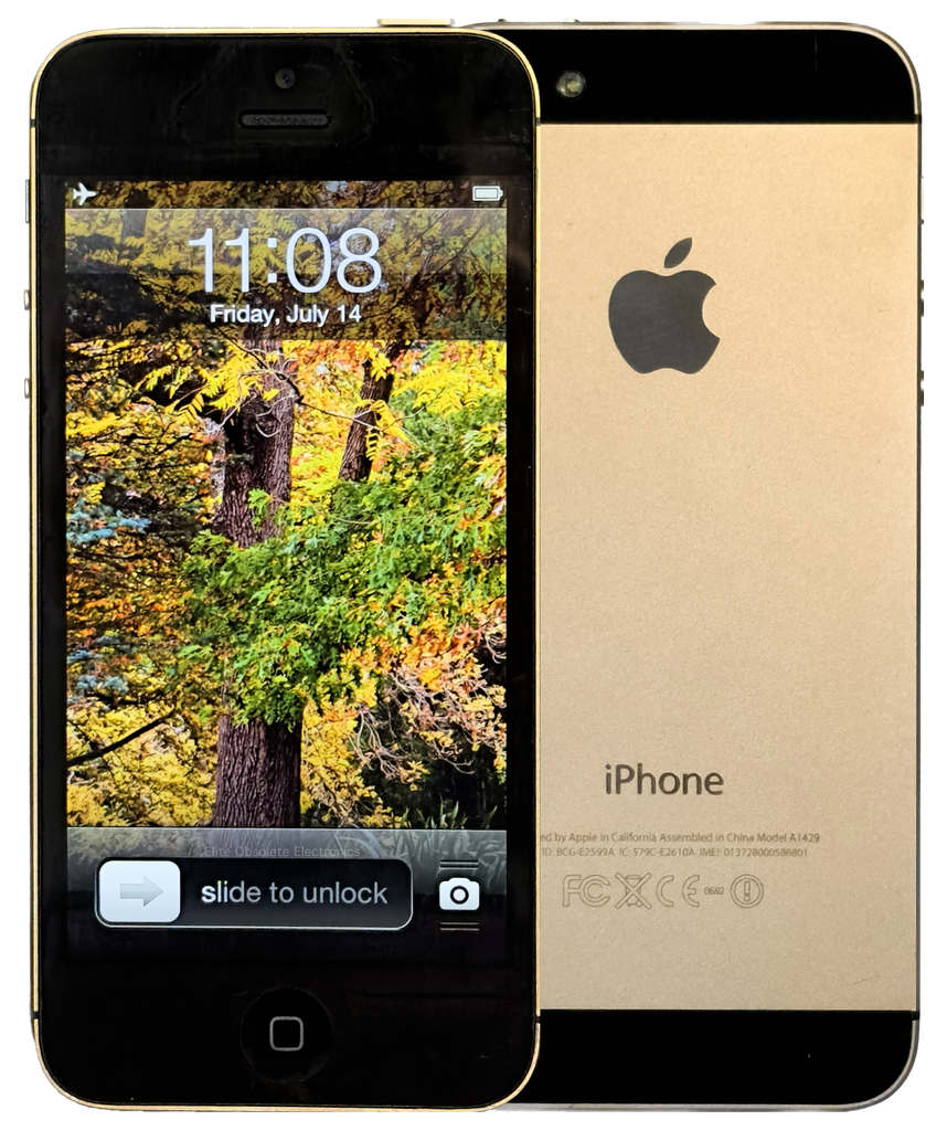 Refurbished Apple iPhone 5 16GB Gold & Black Custom Rare iOS 6 New Refurbished Apple iPhone 5 16GB Gold & Black Custom Rare iOS 6 New
