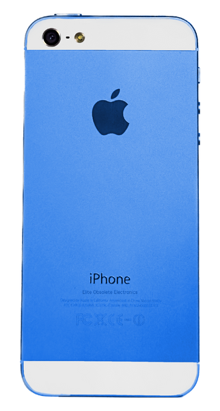 Refurbished Apple iPhone 5 16GB Cobalt Blue Custom Rare iOS 6.1.4 New Battery