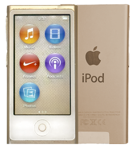 Refurbished Apple iPod Nano 7th Generation 16GB Gold MKMX2LL/A A1446 New Battery