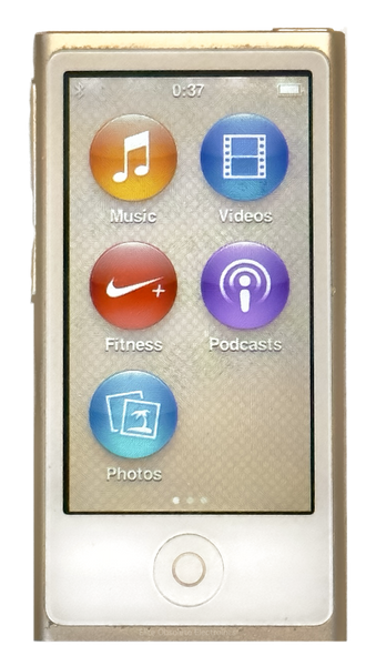 Refurbished Apple iPod Nano 7th Generation 16GB Gold MKMX2LL/A A1446 New Battery