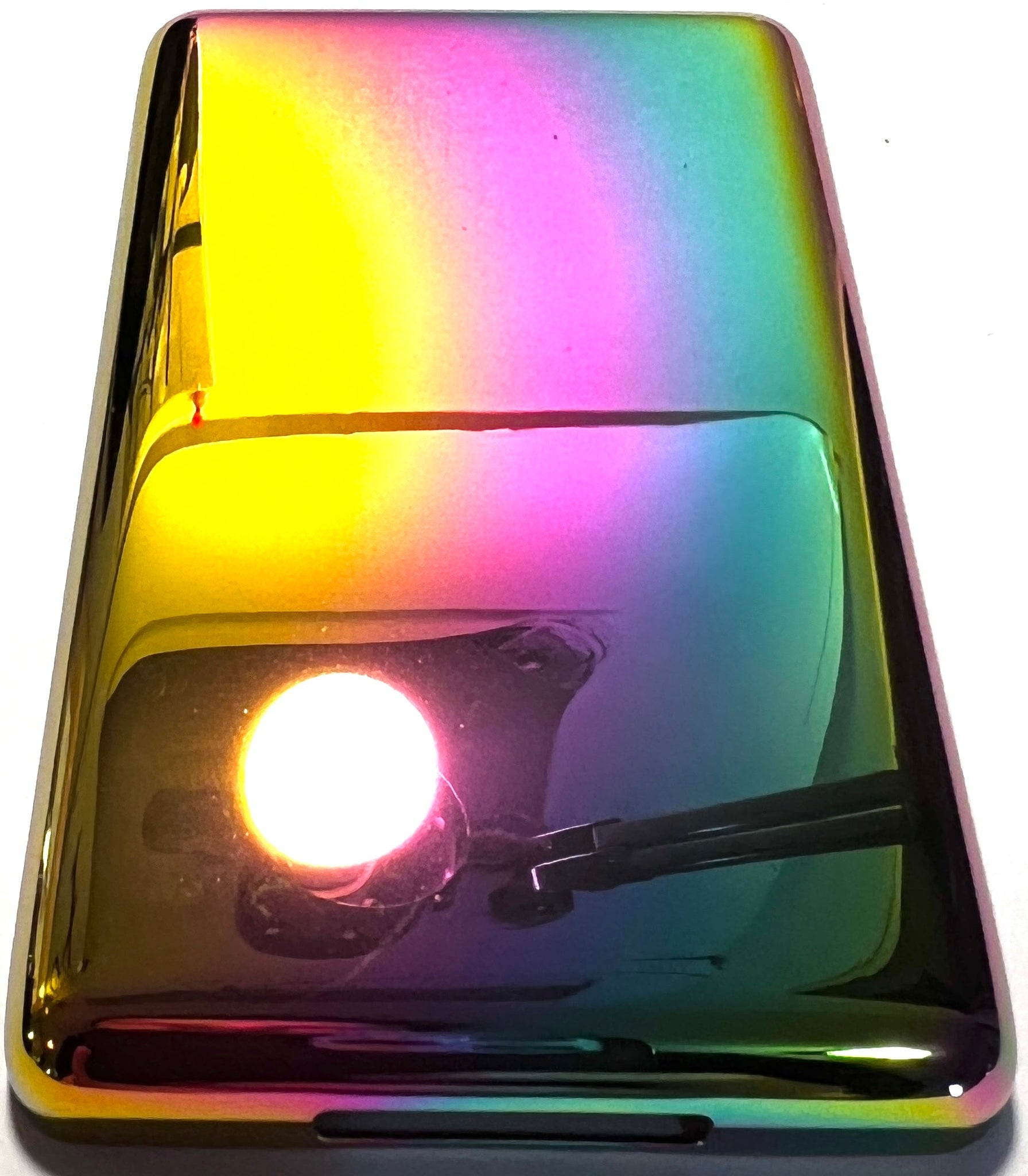 Thick Rainbow Fully Blank Backplate for Apple iPod Classic 6th 7th & iPod Video 5th 5.5 Enhanced