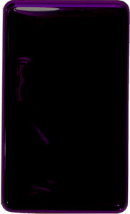 Thick Purple Wine Fully Blank Backplate for Apple iPod Classic 6th 7th & iPod Video 5th 5.5 Enhanced