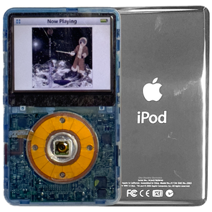 New Apple iPod Video Classic 5th & 5.5 Enhanced Atomic Ice / Transparent / Transparent (Silver)