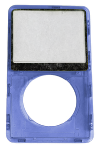 Atomic Aqua Blue Transparent Clear Faceplate For Apple iPod Video 5th & 5.5 Generation Plastic