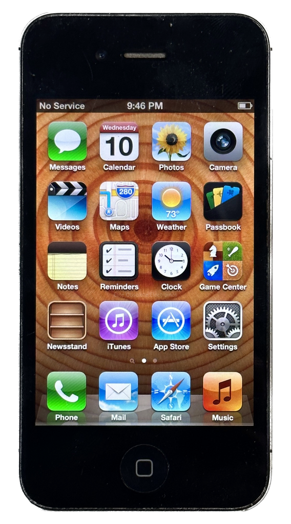Refurbished Apple iPhone 4S 8GB 16GB 32GB Black Rare iOS 6.1.3 Unlocke Elite Obsolete Electronics