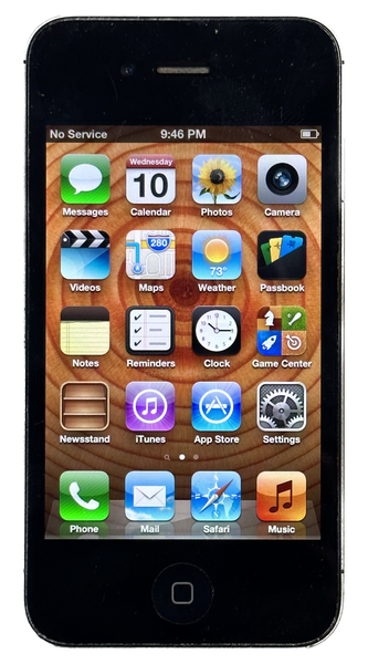 Refurbished Original Apple iPhone 4S Black Rare iOS 6.1.3 Unlocked
