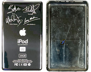 New 20GB U2 Special Edition Silver Backplate for Apple iPod Photo