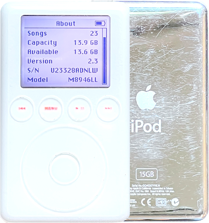 Refurbished Apple iPod Classic 3rd Generation A1040 10GB 15GB 20GB
