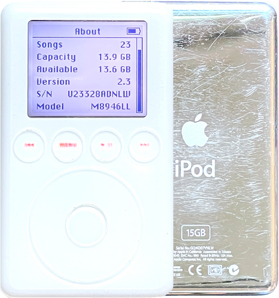 Refurbished Apple iPod Classic 3rd Generation A1040 10GB 15GB 20GB 30GB 40GB New Battery 850mah