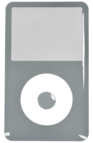 Light Grey Faceplate For Apple iPod Classic 6th 7th Generation Plastic A1238