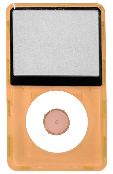 Orange Crystal Clear Faceplate For Apple iPod Video 5th & 5.5 Generation Plastic A1136