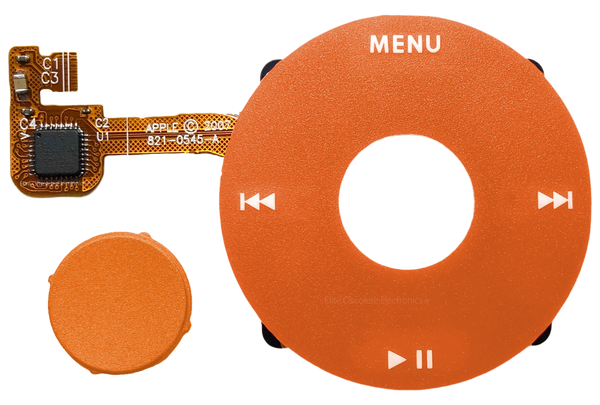Orange Click Wheel Flex for Apple iPod Classic 6th 7th Generation A1238