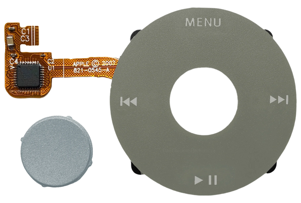Phantom Gray Click Wheel Flex for Apple iPod Classic 6th 7th Generation A1238