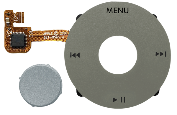 Phantom Gray Click Wheel Flex for Apple iPod Classic 6th 7th Generation A1238