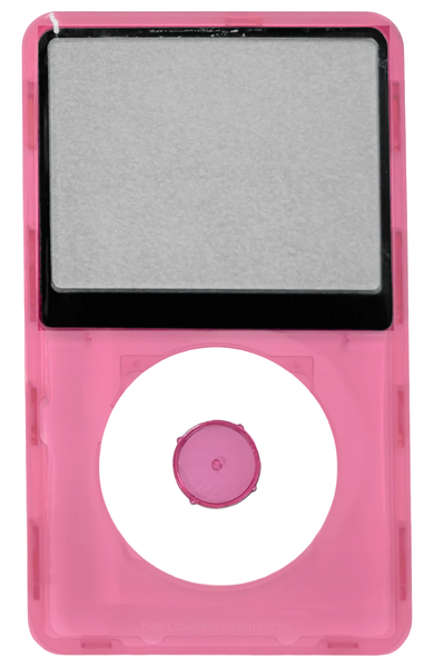 Pink Crystal Clear Faceplate For Apple iPod Video 5th & 5.5 Generation Plastic A1136