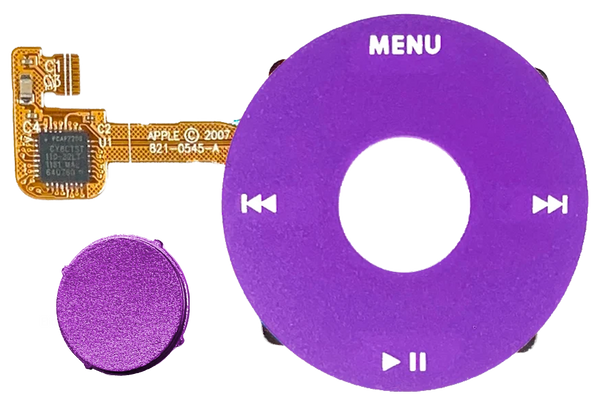 Purple Click Wheel Flex for Apple iPod Classic 6th 7th Generation A1238