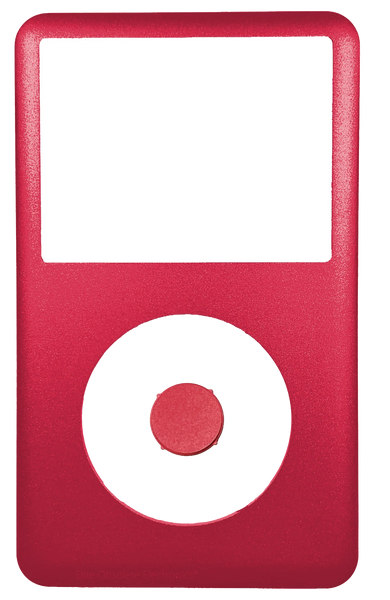 Red Faceplate For Apple iPod Classic 6th 7th Generation Metal A1238