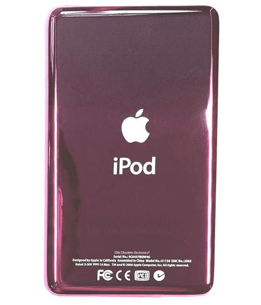 Thick Blush Pink Universal Backplate for Apple iPod Classic 6th 7th & iPod Video 5th 5.5 Enhanced