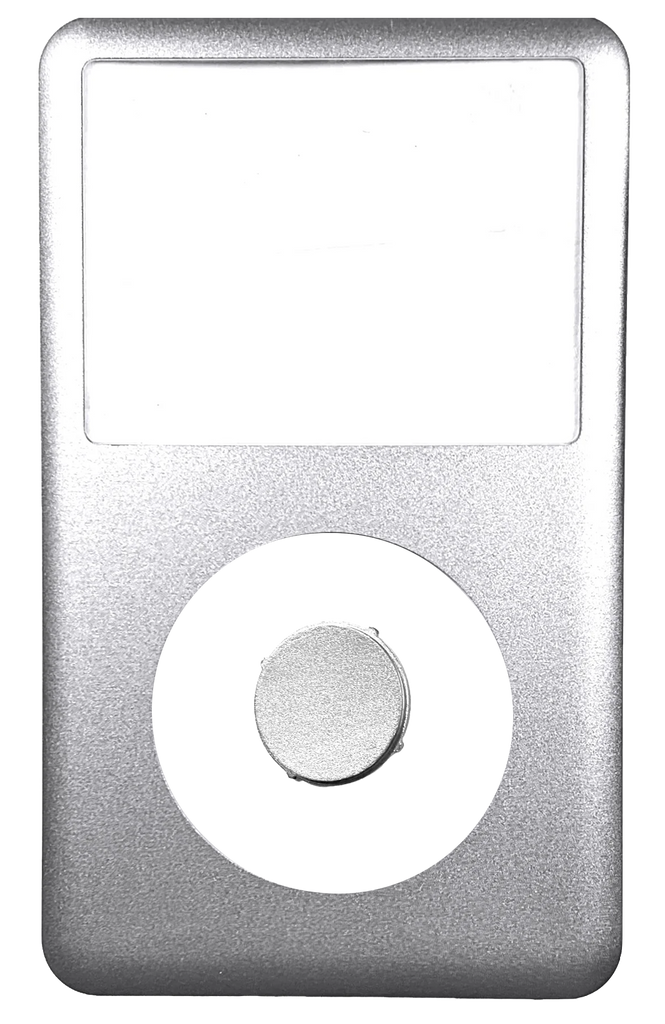 Silver Faceplate For Apple iPod Classic 6th 7th Generation Metal Silver Faceplate For Apple iPod Classic 6th 7th Generation Metal