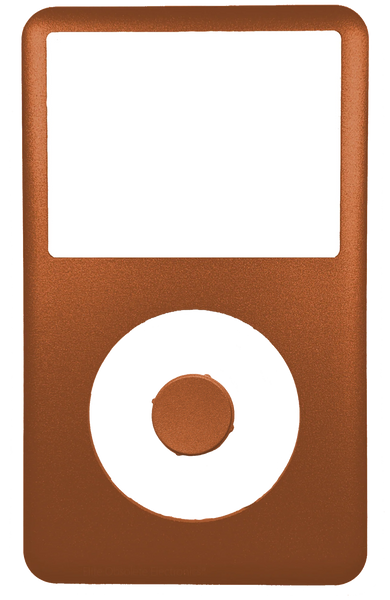 Terracotta Orange Faceplate For Apple iPod Classic 6th 7th Generation A1238 Metal