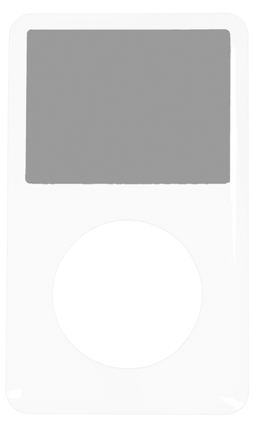 White Faceplate For Apple iPod Classic 6th 7th Generation Plastic A1238