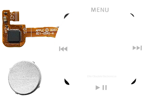 White Click Wheel Flex for Apple iPod Classic 6th 7th Generation A1238