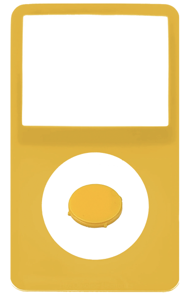 Yellow Faceplate For Apple iPod Video 5th & 5.5 Generation Plastic A1136