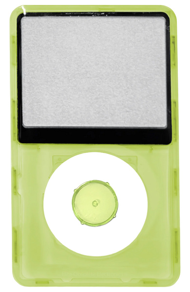 Yellow Crystal Clear Transparent Faceplate For Apple iPod Classic 6th 7th Generation A1238 Plastic