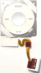 Used Original Silver Click Wheel & Center Button Flex for Apple iPod Nano 2nd Generation