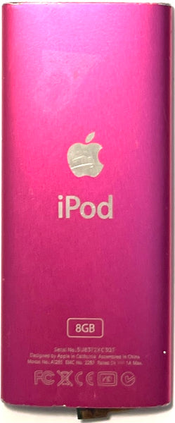 Used Original Housing w/ Click Wheel for Apple iPod Nano 4th Generation Pink