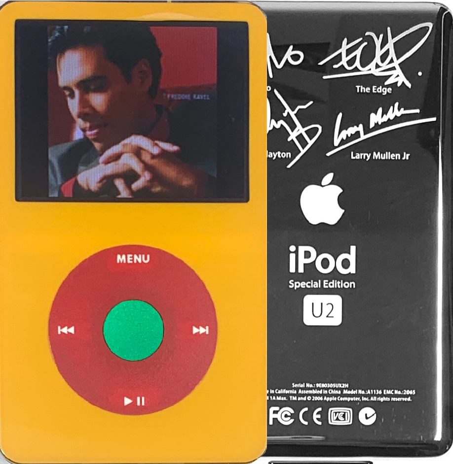 New Apple iPod Video Classic 5th & 5.5 Enhanced Yellow / Red / Green (U2 Special Edition Silver)