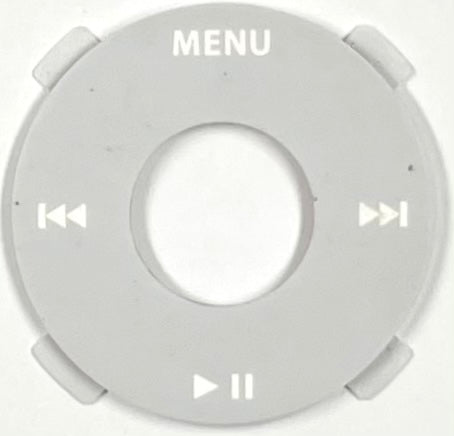 Grey White Click Wheel Plastic Flex for Apple iPod Nano 1st Generation (Used Condition)
