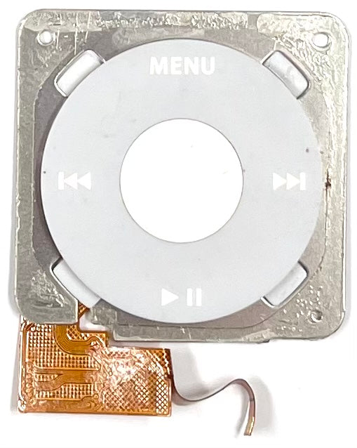 Grey White Click Wheel Plastic Flex for Apple iPod Nano 1st Generation (Used Condition)