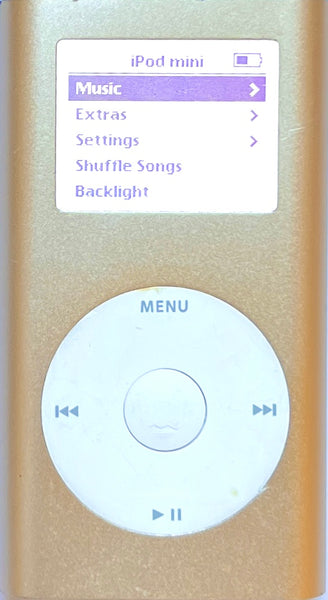 Refurbished Apple iPod Mini 1st 2nd Generation Gold SD Card 600mah