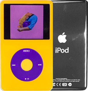 New Apple iPod Video Classic 5th & 5.5 Enhanced Yellow / Purple / Yellow