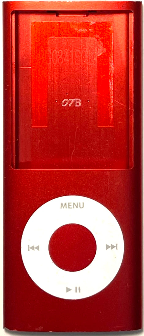 Used Original Housing w/ Click Wheel for Apple iPod Nano 4th Generation Product Red