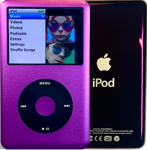 New Apple iPod Classic 6th & 7th Generation Purple / Black / Purple (Wine)