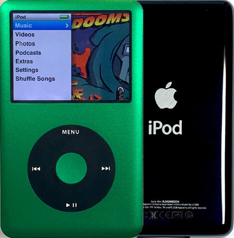 New Apple iPod Classic 6th & 7th Generation Green / Black / Green (Black)