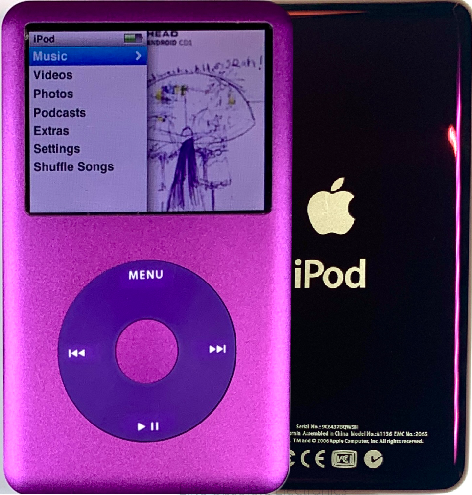 New Apple iPod Classic 6th & 7th Generation Purple / Purple / Purple (Wine)