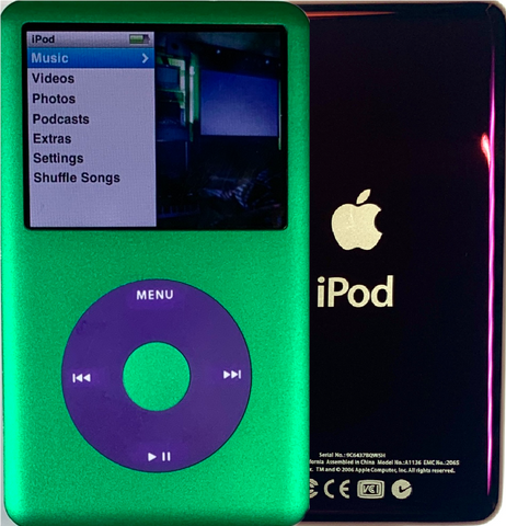 New Apple iPod Classic 6th & 7th Generation Green / Purple / Green (Wine)