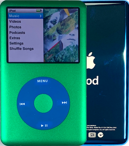 New Apple iPod Classic 6th & 7th Generation Green / Blue / Green (Aqua)