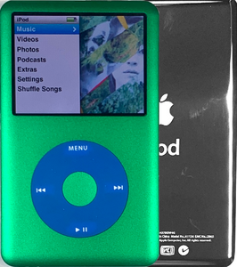 New Apple iPod Classic 6th & 7th Generation Green / Blue / Green