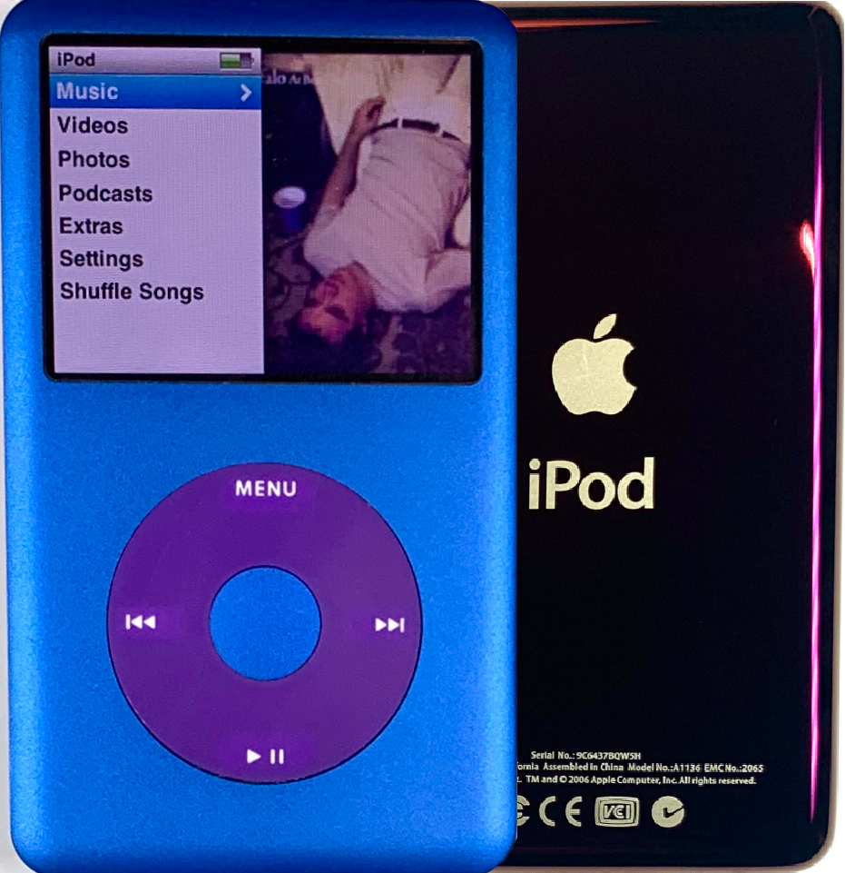New Apple iPod Classic 6th & 7th Generation Blue / Purple / Blue (Wine)