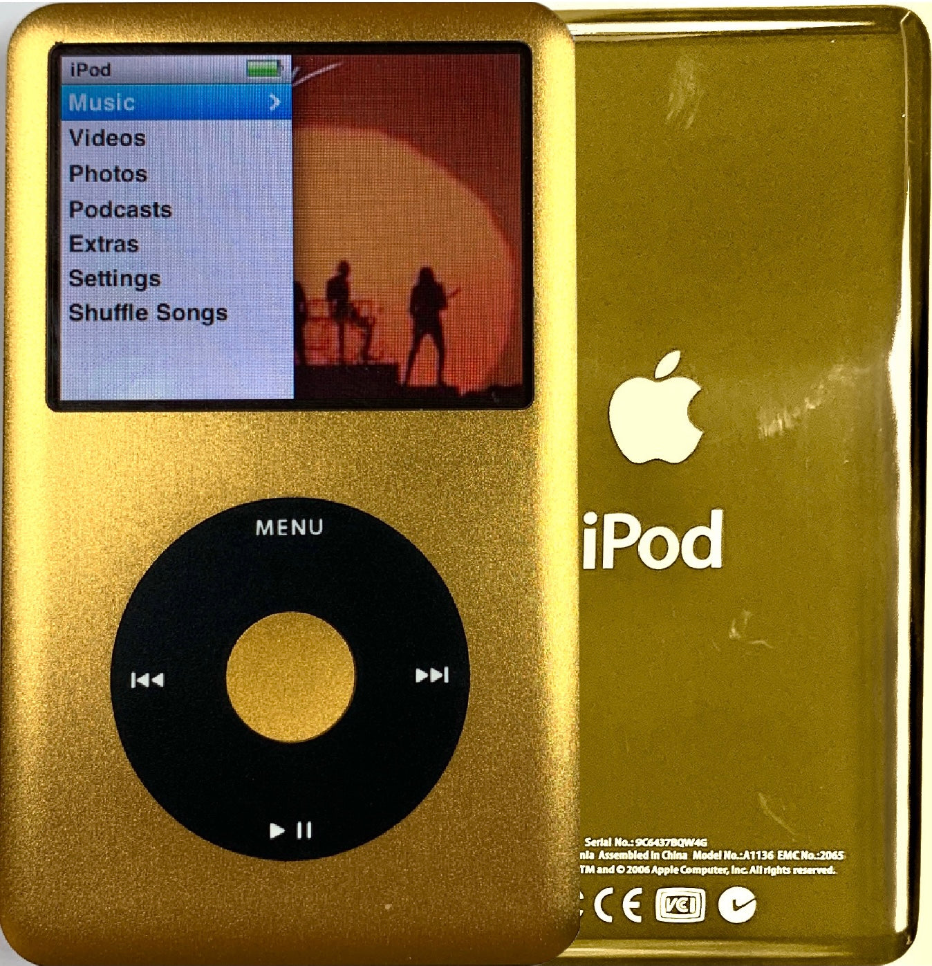 New Apple iPod Classic 6th & 7th Generation Gold / Black / Gold (Gold)