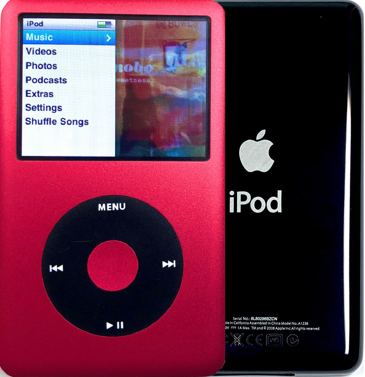 New Apple iPod Classic 6th & 7th Generation Red / Black / Red (Black)