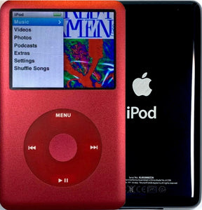 New Apple iPod Classic 6th & 7th Generation Red / Red / Red (Black)